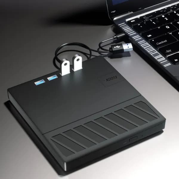 Внешний DVD/CD-привод USB 3.0 и USB-C с записью