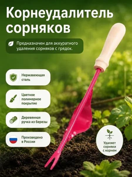 Корнеудалитель сорняков ручной малый