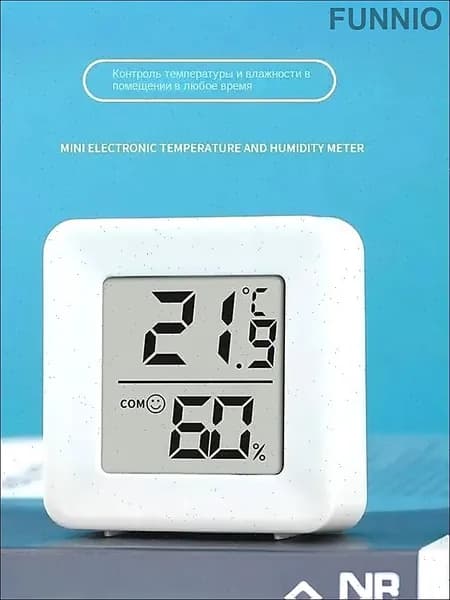 Умный датчик температуры и влажности Zigbee 3.0, LCD, Алисой и Google Assistant, Smart Life-dingshang