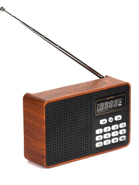 Цифровой радиоприёмник Perfeo, ALPINIST, FM+(70-108МГц), MP3, питание USB или 18650, коричневый.