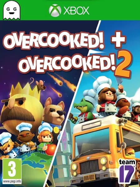 Игра Overcooked! + Overcooked! 2, цифровой ключ для Xbox One/Series X S, Русский язык