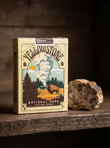 Игральные карты Yellowstone National Park, коллекционная колода для игр и подарков