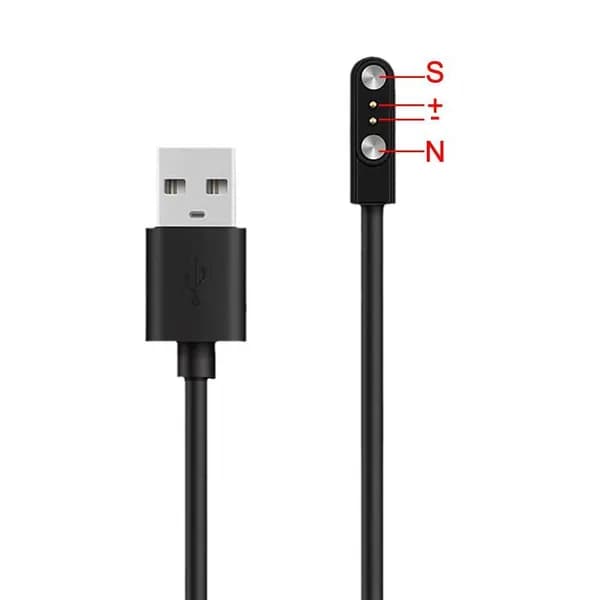 2-контактный 2,48/4/7,62 мм 4-контактный смарт-часы магнитный USB-кабель для зарядки