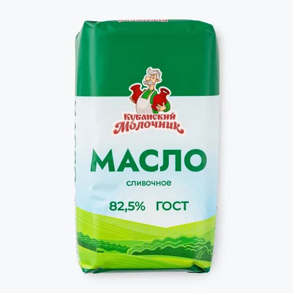 Масло сливочное "Традиционное" 82,5% 170 г Кубанский молочник