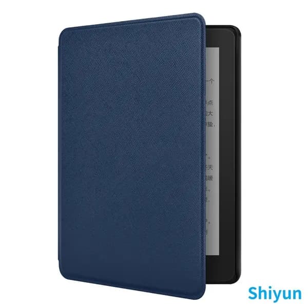 Чехол для Kindle Paperwhite 12 (2024) и Colorsoft Signature водонепроницаемый из ПУ кожи, с авто-пробуждением