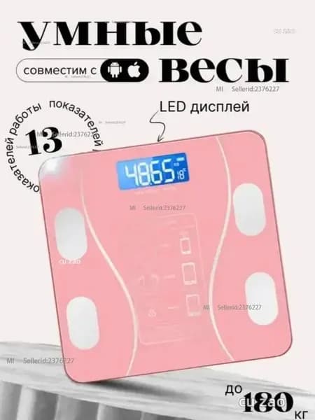 Midea Напольные весы XMQJGN28, нагрузка 180 кг, точность 20 г