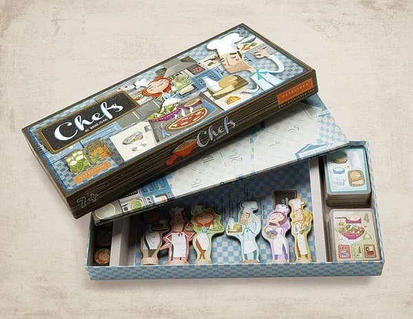Marbushka. Настольная игра "Chefs" Шеф-повара. Атмосферная игра в уникальном исполнении