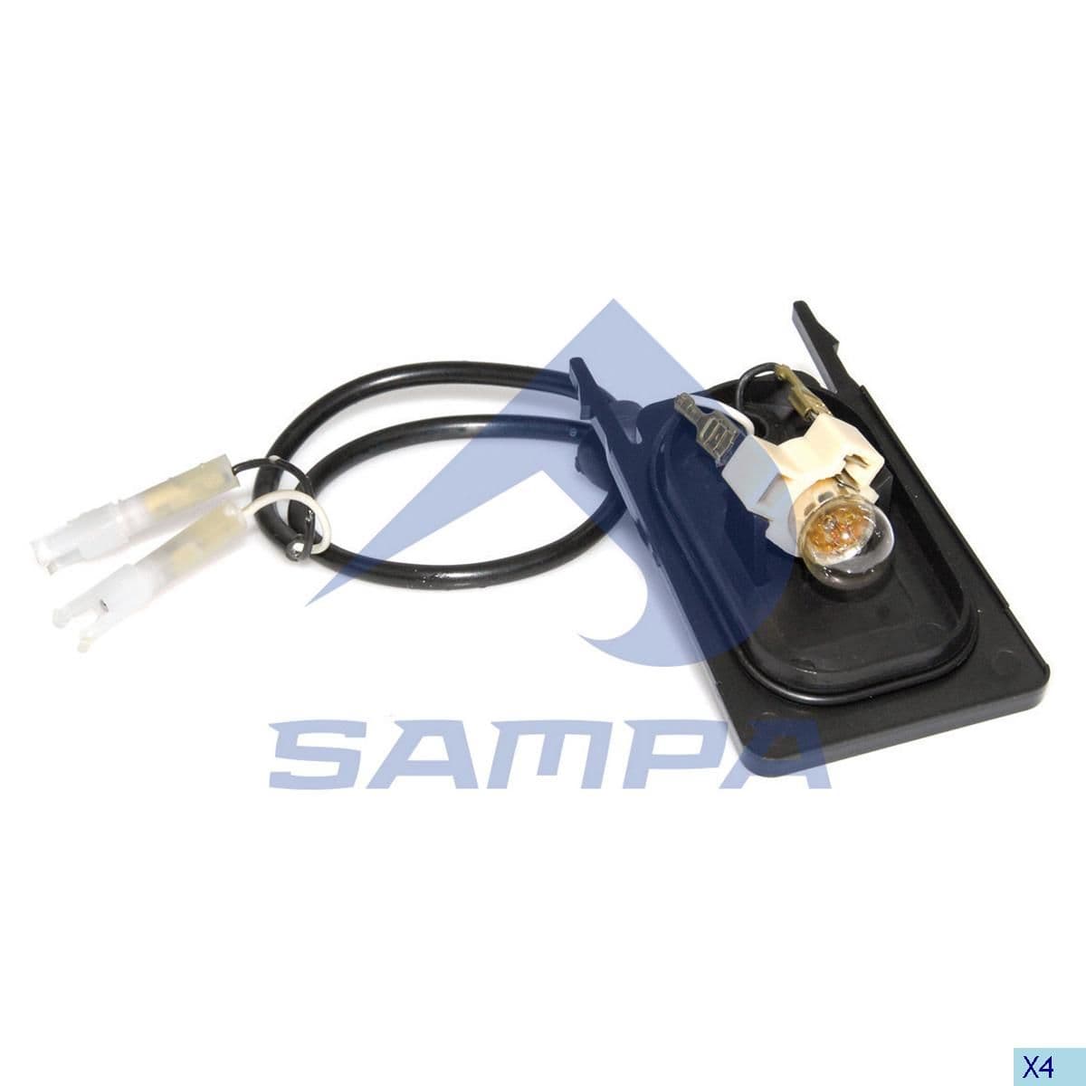 Фонарь габаритный на крышу FM 12 Sampa 032.248
