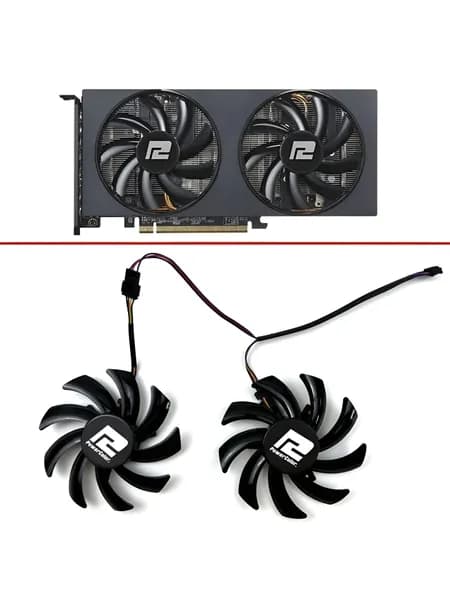Вентиляторы 85 mm для видеокарт Powercolor 5600 XT