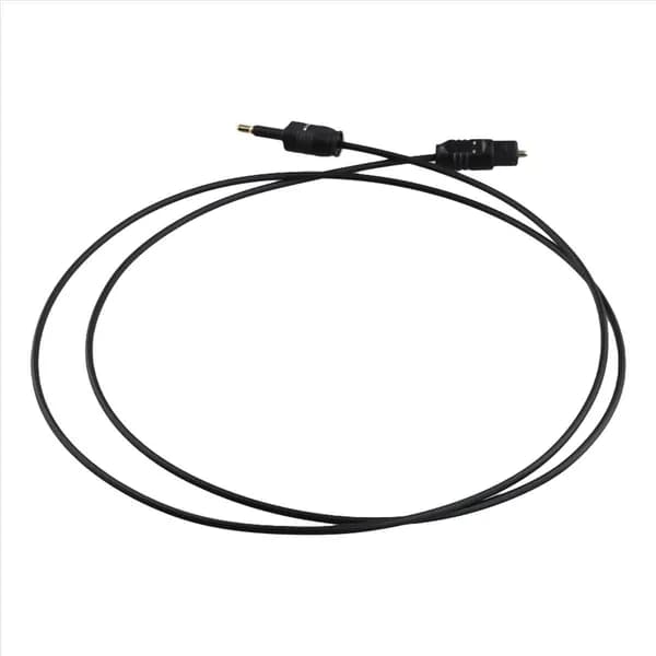 Цифровой оптический аудиокабель SPDIF Toslink - Mini Jack 3,5 мм, 1 м (3 фута), позолоченный