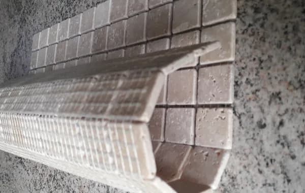 Мозаика из камня 30.5 см x 30.5 см, размер чипа: 23x23 мм