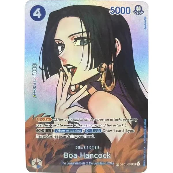 Коллекционные карты ONE PIECE, Боа Хэнкок, Трафальгар Д. Ватер Ло, английская версия, авторская ручная роспись, высококачественные игровые аниме-карты, подарок, сувенир