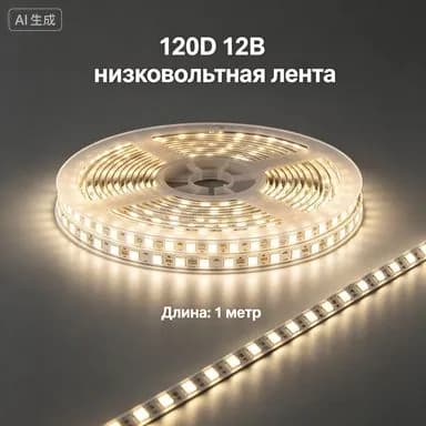 Светодиодная лента 12 Вт, IP20, Нейтральный белый, 1 шт