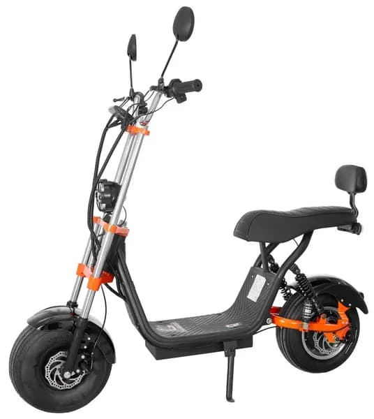 Электроскутер Kirin Kugoo C2 (48V/15Ah/1200W), двухместный с большими колесами, 2025 года