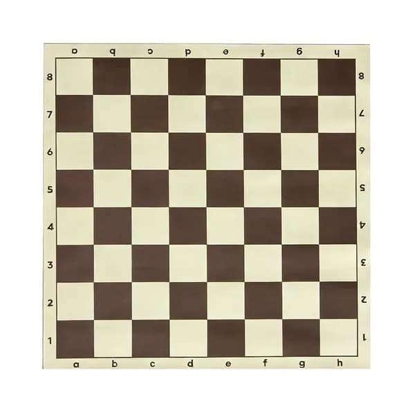 Портативный складной шахматный коврик, Коричневый - 43CM