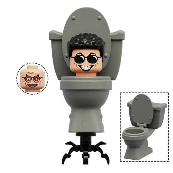 фигурок аниме совместим с Le-go минифигурки Skibidi Toilet