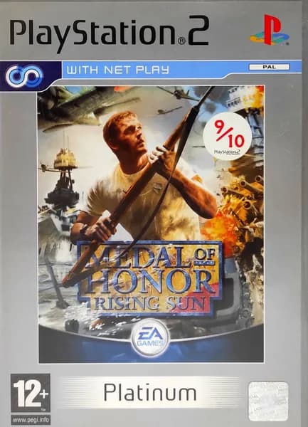 Medal of Honor Rising Sun Медаль за отвагу Восходящее солнце Английский язык SLES 51873 Видеоигра на диске PS2. Товар уцененный