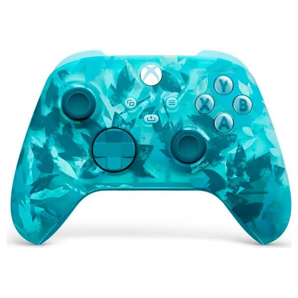 Xbox Геймпад Ice Breaker, Bluetooth, голубой, прозрачный