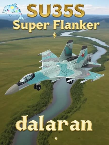 Модель самолета сборная Су-35 (Су-27/Су-30) 1:100 без клея военная техника, подарок ребенку,хобби