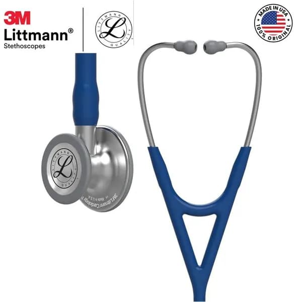 Стетоскоп 3M Littmann Cardiology IV 6154, 69 дюймов, темно-синий шланг