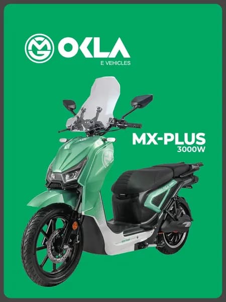 Velocifero Электроскутер MX-Plus, зеленый