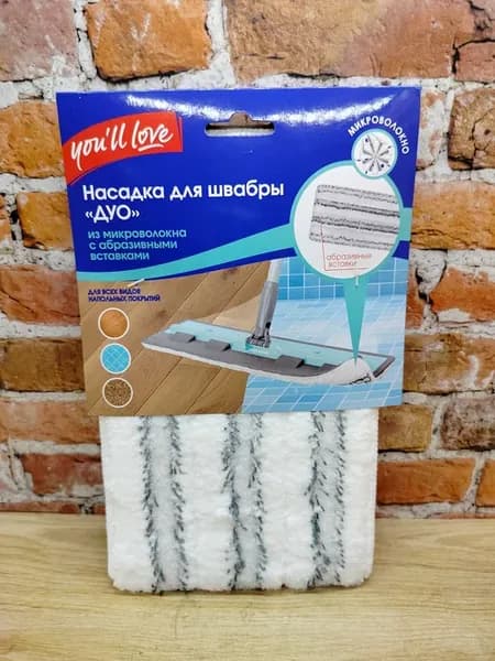 Насадка для швабры Дуo из микроволокна