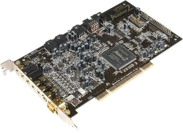 Звуковая карта Audigy2 5.1 SB0240 Platinum позолоченные разъёмы Creative под устаревший слот PCI - для современных компьютеров НЕ ПОДХОДИТ