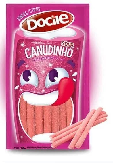 Мармеладные Тутти Фрутти Docile Canudihno 70 гр