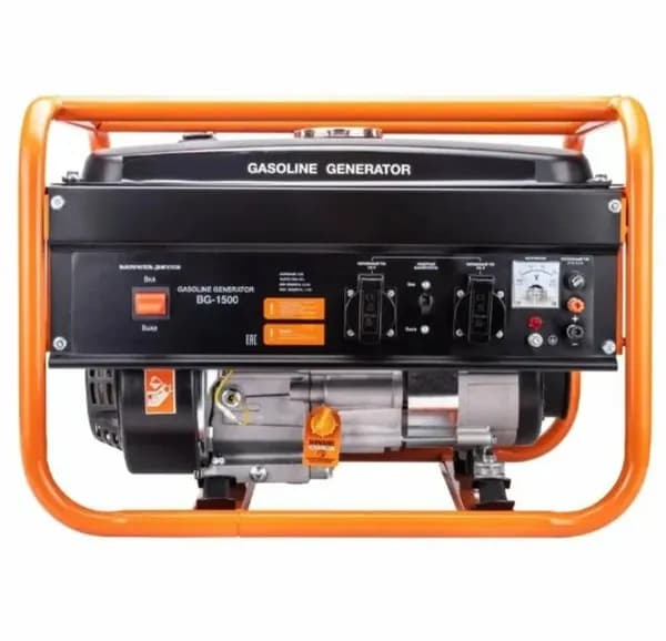 Бензиновый генератор FOXWELD BG-1500 1,5 кВт 220 В, компактный бензогенератор с ручным запуском