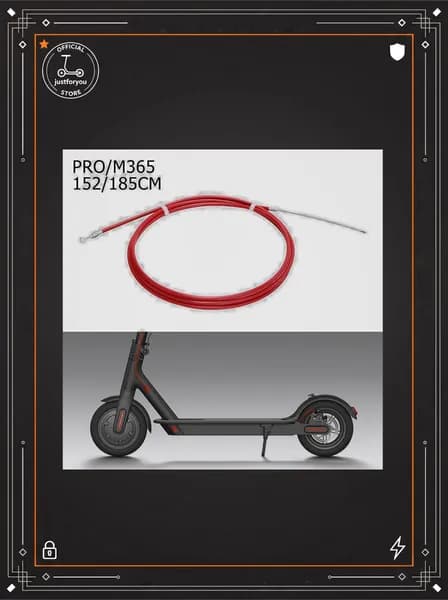 Тормозная магистраль для электросамоката M365/PRO/PRO2. Аксессуары для тормозного троса.
