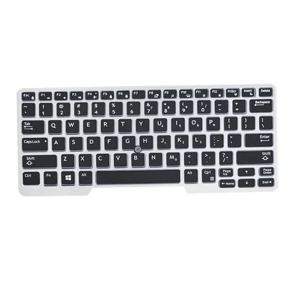 Силиконовая накладка на клавиатуру для ноутбука Dell Latitude E5480 E5490, черная, защита от износа
