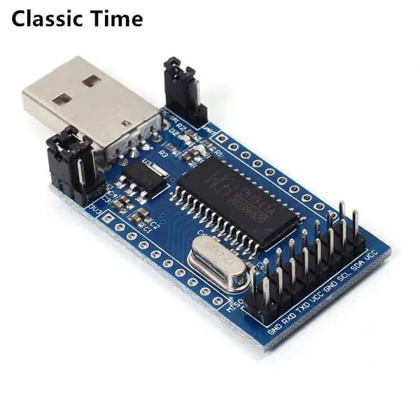 Программатор CH341A Преобразователь USB в UART IIC SPI I2C с параллельным портом Встроенный модуль индикаторной лампы управления