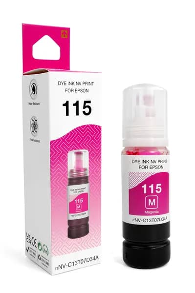 Чернила NV Print 115 (NV-C13T07D34A) для Epson L8160, L8180 (70 мл) Magenta (в коробке)
