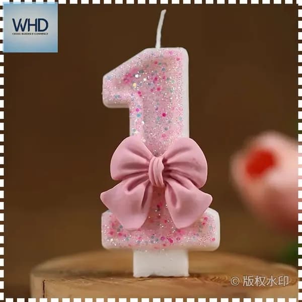 Свечи для торта цифра 1 "1", 10 см, 1 шт