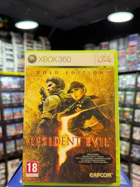 Игра Resident Evil 5 Gold Edition (Xbox 360) (Box)