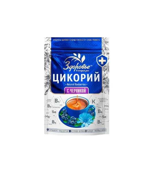 Вокруг света Цикорий Здоровье, гранулированный, с черникой 85 г