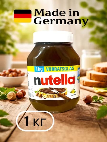 Шоколадно ореховая паста Nutella,1000 гр . Германия
