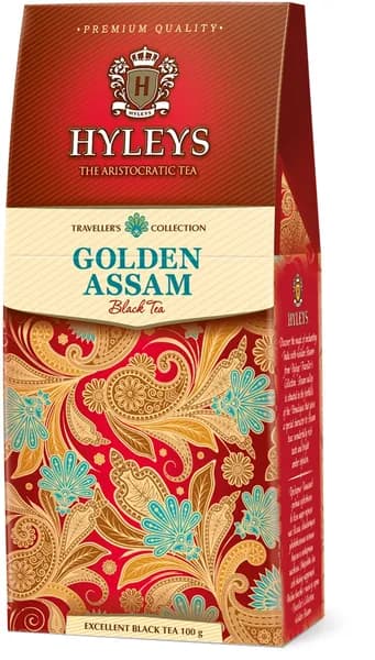 Чай HYLEYS Голден Ассам 100г чай черный индийский среднелистовой