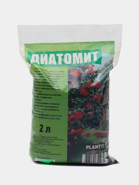 Удобрение Диатомит "PLANT!T", почвоулучшитель, минеральное, 2 л., 1 шт.
