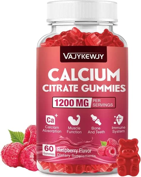 Кальций цитрат жевательные конфеты 1200mg для взрослых и детей