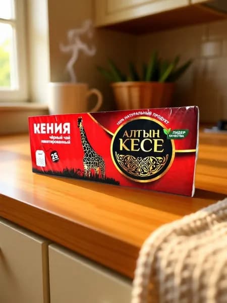Чай Кения Классический гранулированный черный "Алтын Кесе" 25 пакетиков.
