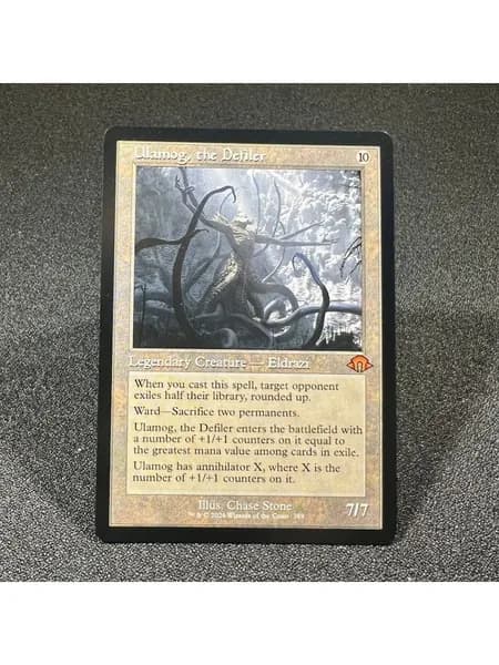 Заголовок: Волшебство в твоих руках: Уникальная карта Magic: The Gathering (MTG) с защитным протектором в подарок!