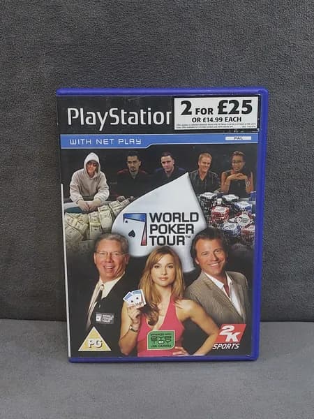 Игра World Poker Tour (PlayStation 2, Английская версия)