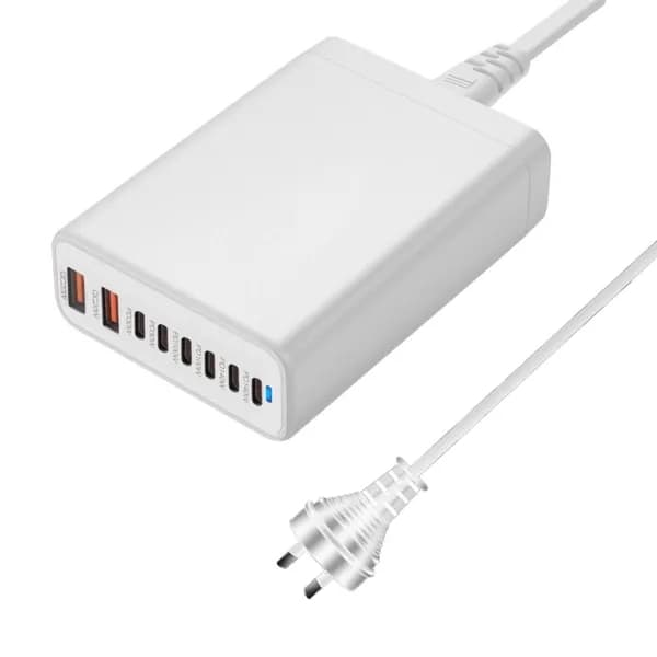 Зарядное устройство MultiPorts 580W с PD3.1, Белый - AU