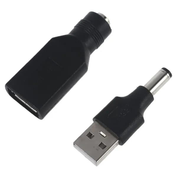 2 шт. 5 В USB 2,0 папа/гнездо до 5,5x2,1 мм мама/папа адаптер-конвертер для маршрутизатора мобильного телефона/USB Char