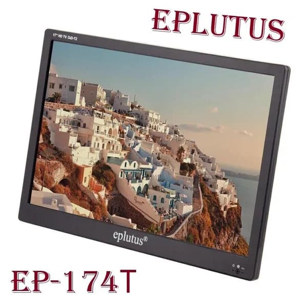 Eplutus Телевизор 17″ HD, черный