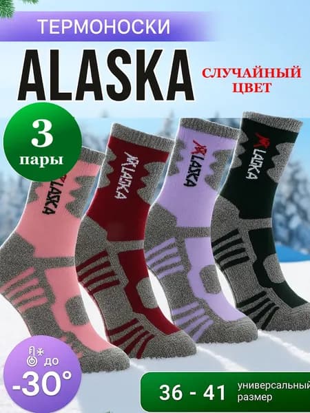 Носки женские наски зимные аляска, 3 пары