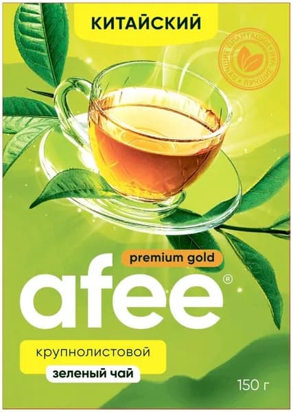 Чай Afee крупнолистовой зеленый чай