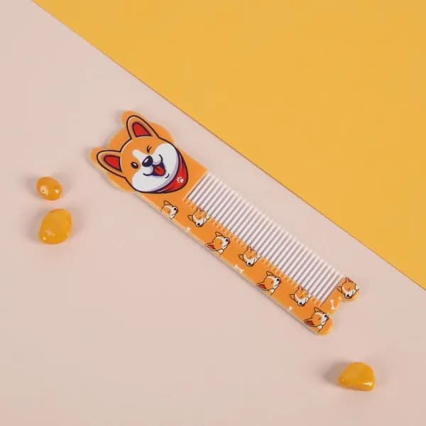 Расчёска фигурная "Корги", 14,7 х 3,8 см