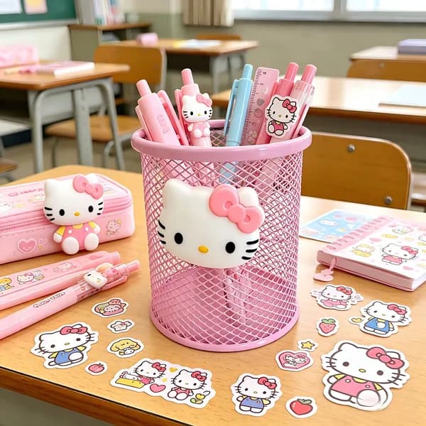 Hello Kitty Контейнер для хранения вещей длина 8 см, ширина 9 см, высота 8 см.